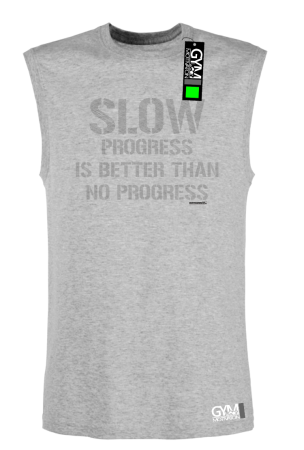 Slow progress is better than no progress - koszulka TOP męski