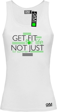 Get fit for life not just for summer - top damski 