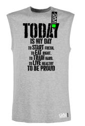 Today is my day To be Pround - koszulka TOP męski melanż