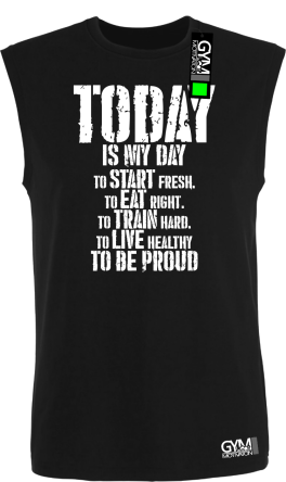 Today is my day To be Pround - koszulka TOP męski czarna