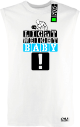 Light Weight Baby - koszulka TOP męski biały