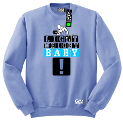 Light Weight Baby - bluza męska standard błękitna