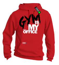 Gym is my Office - bluza z kapturem męska