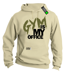 Gym is my Office - bluza z kapturem męska 563