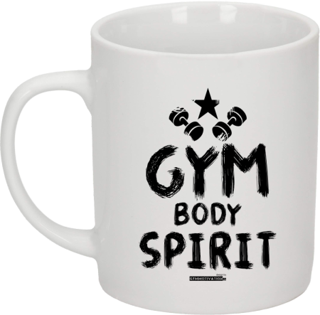 Gym Body Spirit - kubek na kawę