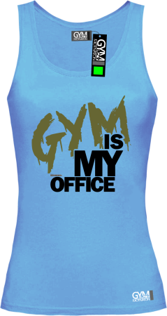 Gym is my Office - koszulka TOP damska
