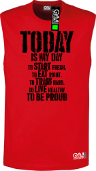 Today is my day To be Pround - koszulka TOP męski czerwona