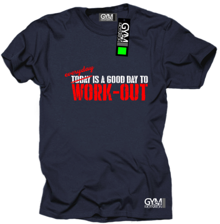 Everyday is a good day to work-out - koszulka męska z nadrukiem 