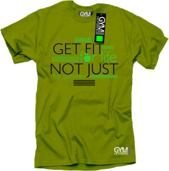 Get fit for life not just for summer - koszulka męska kiwi