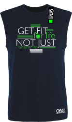 Get fit for life not just for summer - bezrękawnik męski granatowy