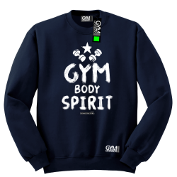 Gym Body Spirit - bluza męska standard granatowa