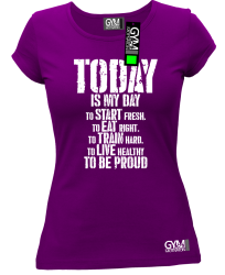 Today is my day To be Pround - koszulka damska fioletowy