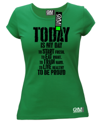 Today is my day To be Pround - koszulka damska zielony